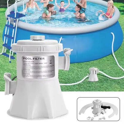 Pool Filter Pump Paddling Pool Electric Water Pump Pool Pumps Ground Small Pool Filter Pump Clean Tools Circulation Pumps