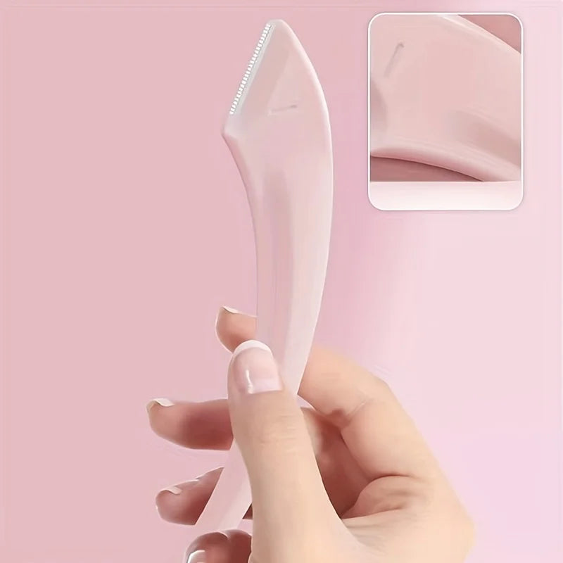 Precision Eyebrow Razor for Women - Meniscus & Slant Blade, Safe for Facial Hair Removal Gentle