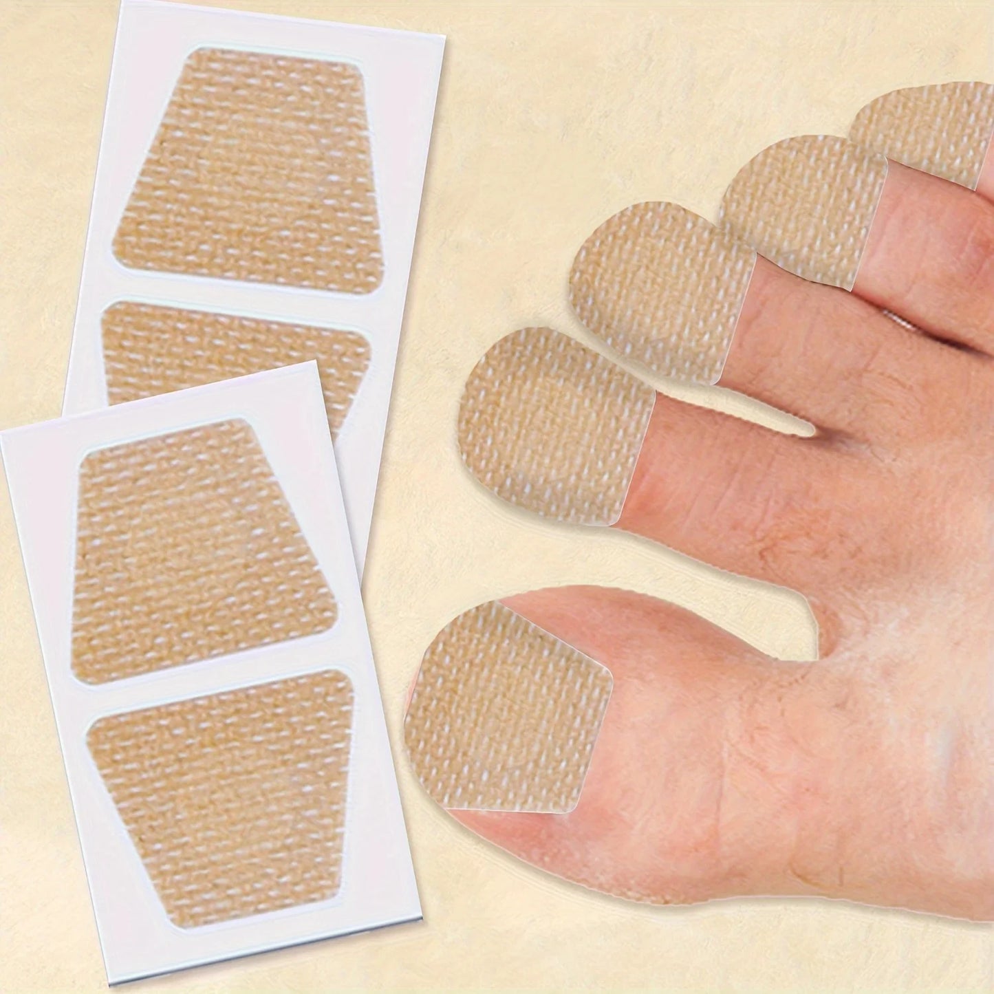 Nail Repair Patches-For Weak,Yellow,Broken,Invisible Under Shoes,Daily Use-Home Pedicure Care,Skin-Friendly,Foot Health Focused
