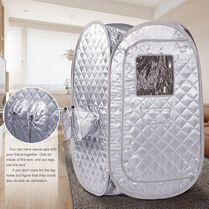 Portable Steam Sauna Tent  Personal Steam Sauna SPA for Detox Therapy with2L Steamer