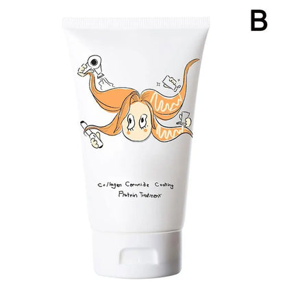 Korean Cer-100 Hair Treatment Care Mask Protein Coating Collagen Keratin Repair Damaged Prevent Hair Breakage Improve Frizz