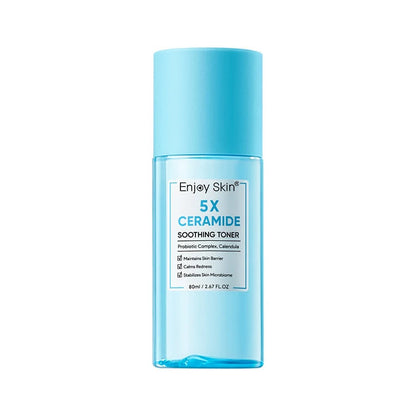 Facial Skincare Set Lasting Moisturizing Smooth Clean Ceramide Facial Cleanser Toner Serum Moisturizing Cream Suit All Skin Type