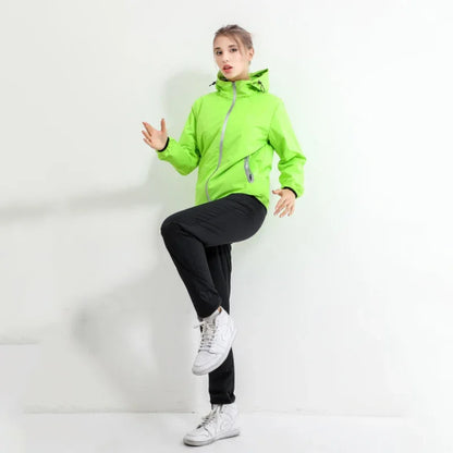 Profession Sauna Suit Men Boxing Training Waterproof Sportswear for Women Gym Clothing Full Body Sweating Suits for Weight Loss