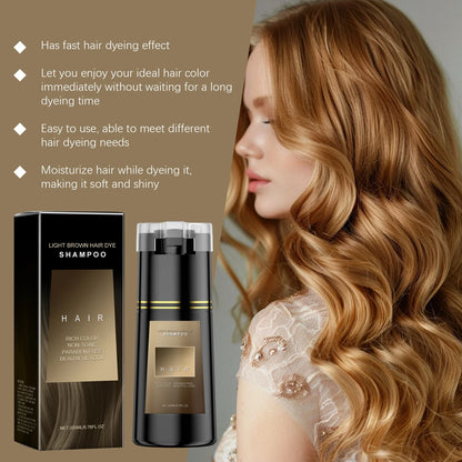 Hairdressing Shampoo Natural Hair Dye Easy to Color Clean Hair Strengthen Nourish Smoothing Non-irritating Fashion Dying Cream
