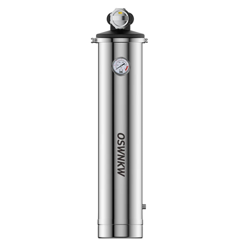 Whole house water filter, sediment filter, ultrafiltration water filter, no disassembly required, backwash with one button.