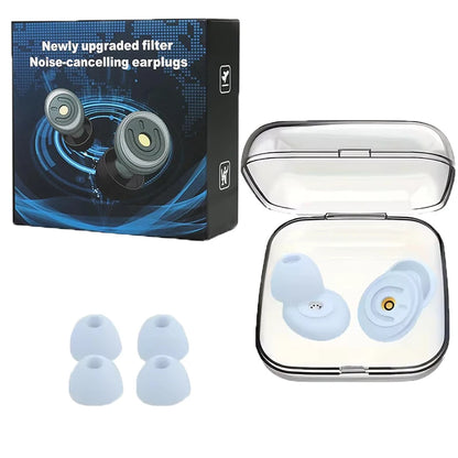 Ear Plugs for Noise Reduction Ear Protection Reusable Silicone Ear Plugs Sleeping Earplugs Noise Blocking Enhanced Sleep Quality