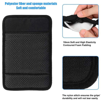 2 Pieces Walker Handle Cushions Anti Slip Walking Cane Grip Covers Hand Grip Covers Soft Cushion Padding for Elderly Grippers