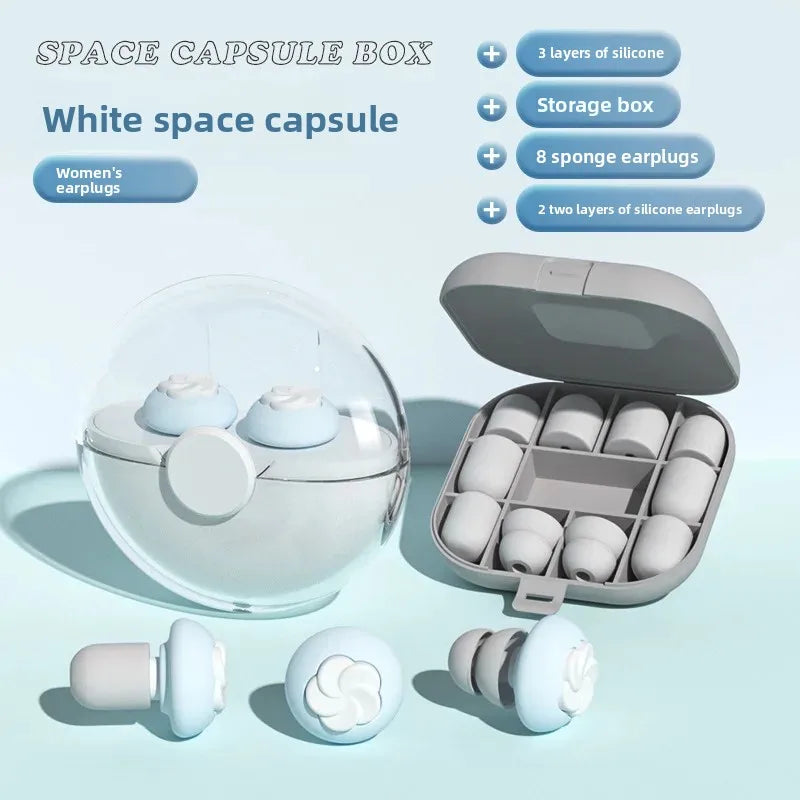 Sleep Soundproof Earplugs Anti Noise Sleep Earplugs Learning Noise Reduction Soundproof Earplugs