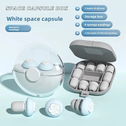 Sleep Soundproof Earplugs Anti Noise Sleep Earplugs Learning Noise Reduction Soundproof Earplugs