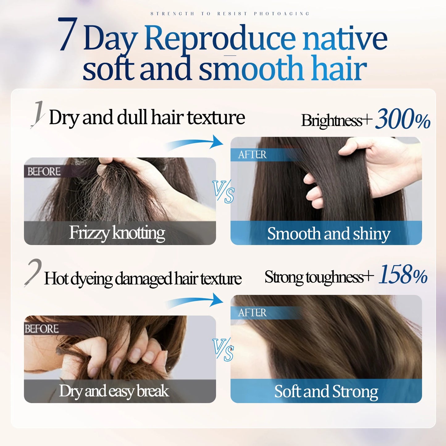 Hair Mask 500ml Dual Keratin Soft Dry Hair Shiny Frizzy Nourishing Hair Root Scalp Smoothing Straightening Dye Damage Hair Care