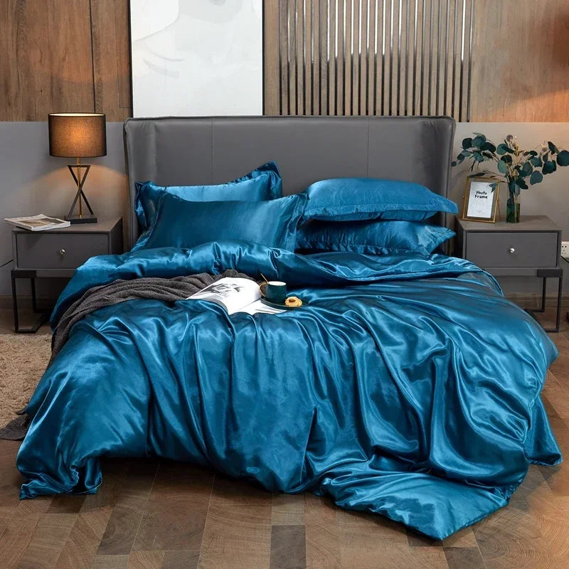 Luxury Solid Color Bedding Set