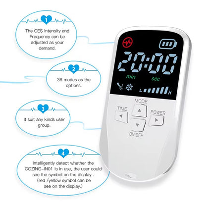 Vagus Nerve Stimulation Clip Ear Sleep Aid Device Relieve Insomnia Promote Fast Sleep Deep Sleep Anxiety Depression