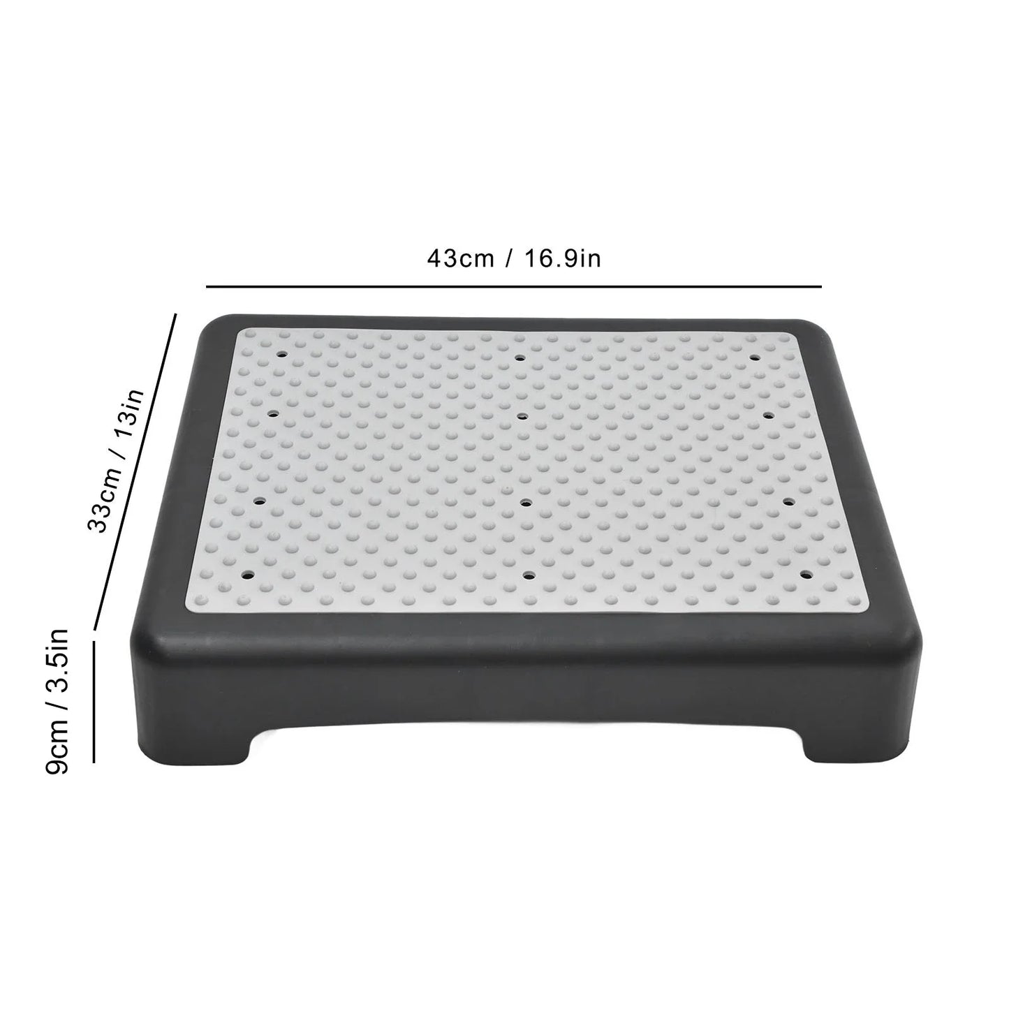 Anti Slip Half Step Stackable Elderly Half Step Outdoor Riser Step Stool for Household Garden