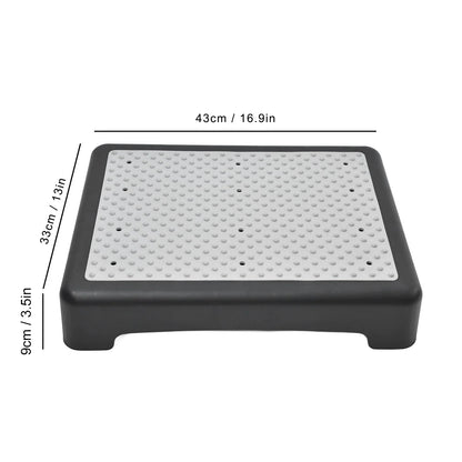 Anti Slip Half Step Stackable Elderly Half Step Outdoor Riser Step Stool for Household Garden