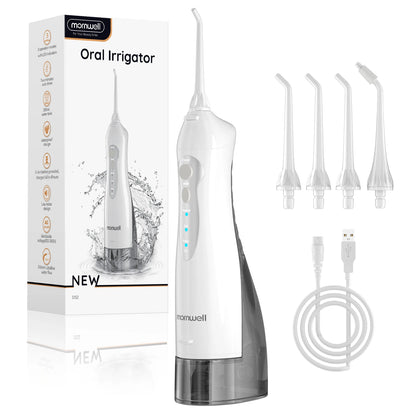 New Water Floss F29 Portable Water Flosser USB Rechargeable Oral Water Jet Pick Flosser 4 Jet Tip Teeth Cleaner
