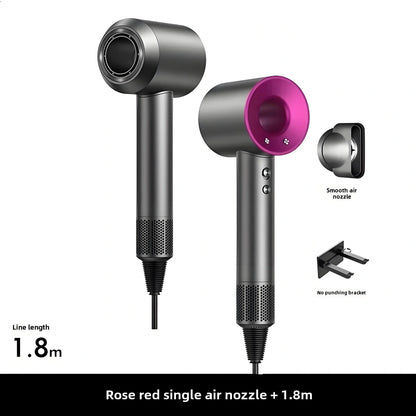 Salon-Grade 110K RPM Hair Dryer with 10M Negative Ions & Collagen Care, Smart Constant Temp for Frizz-Free Hair