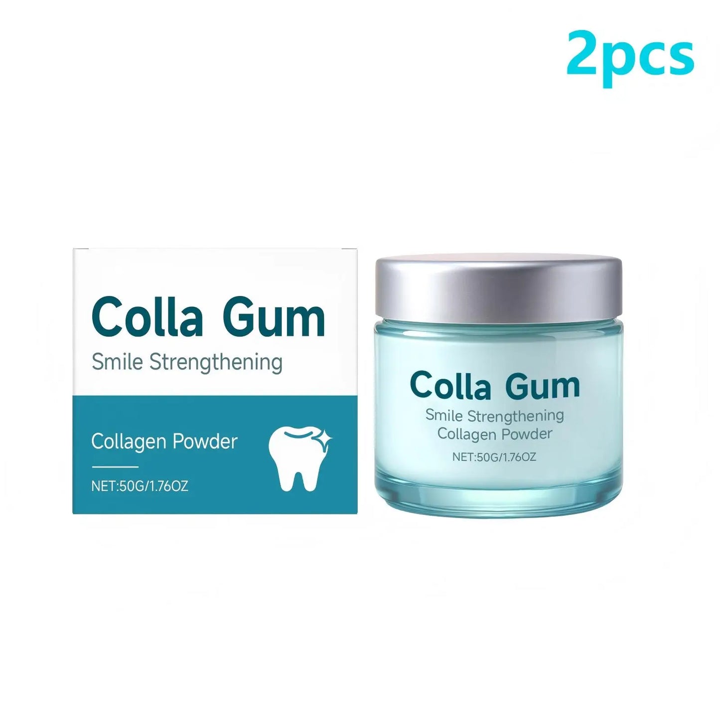 Tooth Powder for Brushing Teeth Whitening Products Plaque Remover Gum Protection Collagen Powder Hydroxyapatite Toothpaste 50g