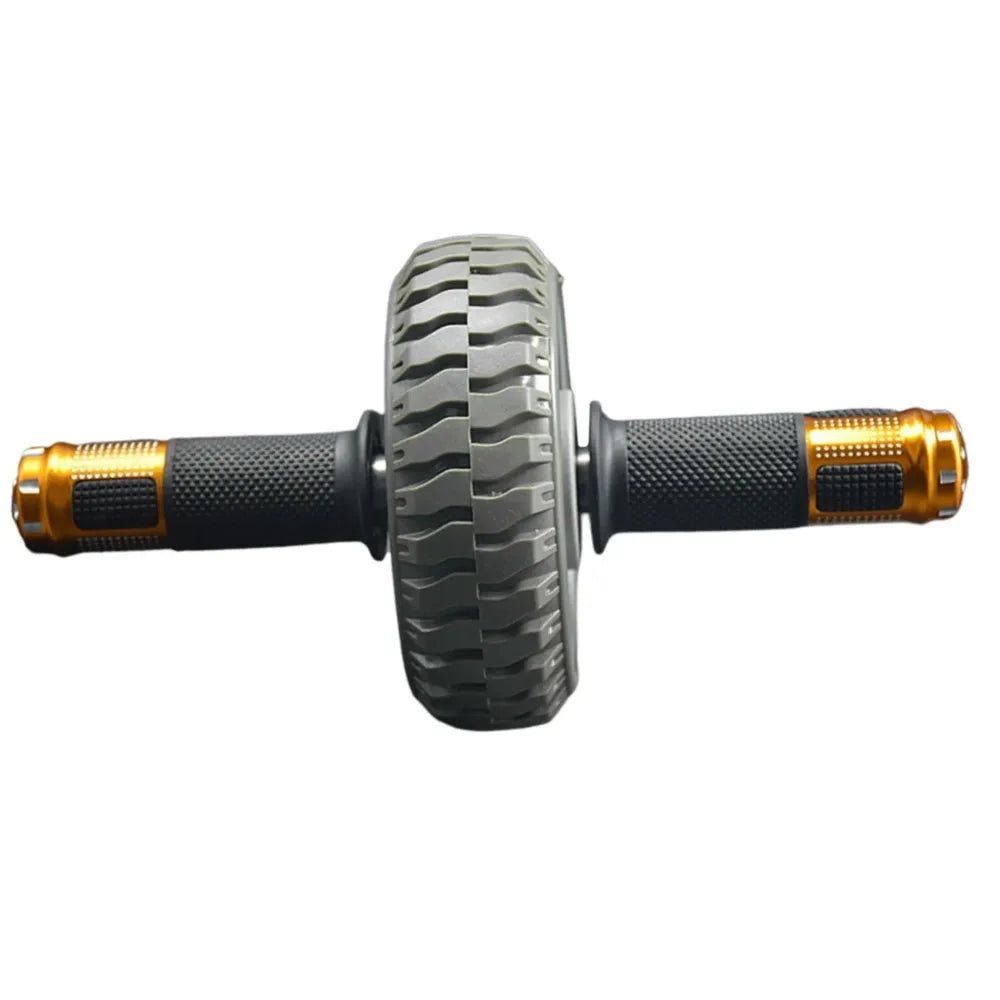 Ergonomic Grip Abdominal Workout Roller Strong Load Bearing Single-wheel Ab Roller Wheel Strengthen Muscle Non-slip
