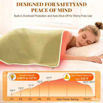660nm Red Light Therapy Blanket Keep Warm Heating Shawl For Body Device Cushion 850nm Infrared Light Muscle Pain Relief Relax