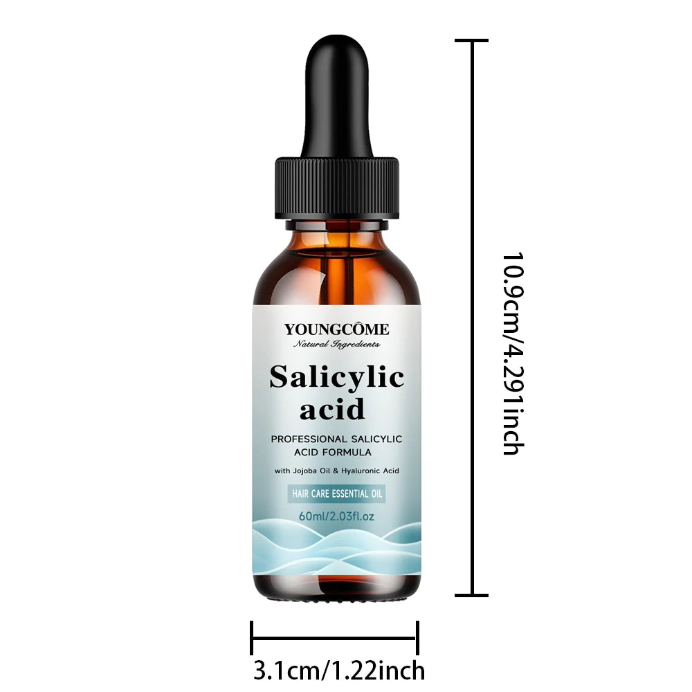 Salicylic Acid Hair Shampoo Magical Repair Damage Frizzy Soft Smooth Shiny Hair Deep Clean Moisturizing Keratin Hair Care Essent