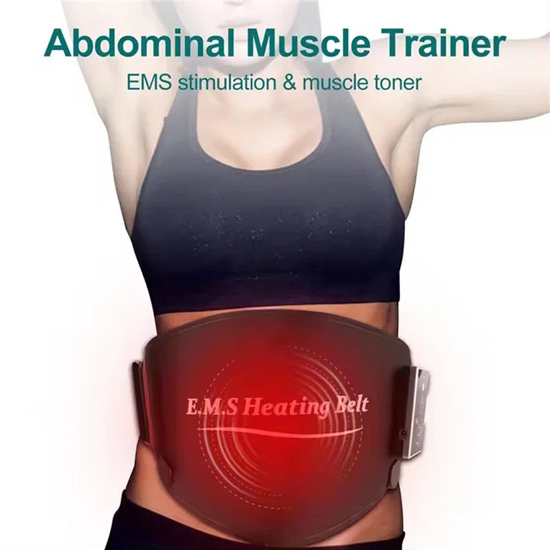 EMS Belt Massage Set Abdominal Fitness Device Intelligent Belt Full Body Muscle Stimulation Trainer USB Charging Version