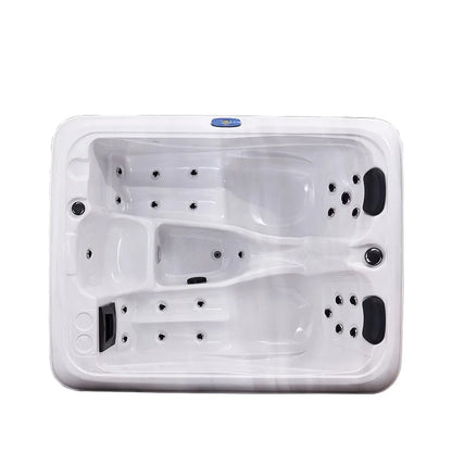 5 Person 2 Lounge Swim Pool Outdoor Spa Hot Tub With Jacuzzier Bathtub Massage Portable Spa