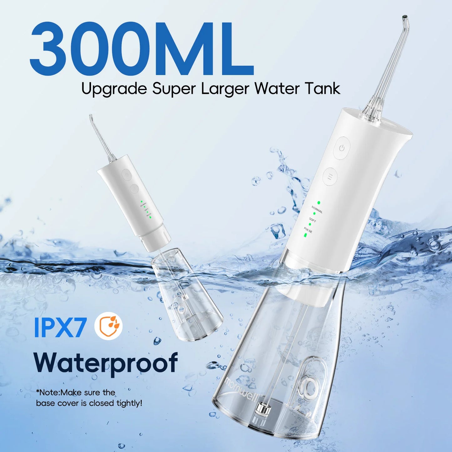 New Water Floss F29 Portable Water Flosser USB Rechargeable Oral Water Jet Pick Flosser 4 Jet Tip Teeth Cleaner