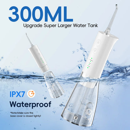 New Water Floss F29 Portable Water Flosser USB Rechargeable Oral Water Jet Pick Flosser 4 Jet Tip Teeth Cleaner
