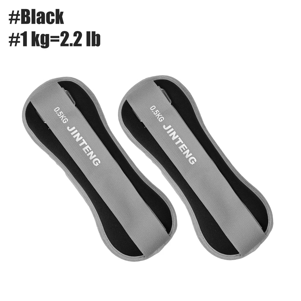 1Pair Wrist Ankle Weights, 1kg,2kg,3kg Wrist Leg Arm Weights, Comfortable Soft for Dancing, Running, Walking, Fitness, Workout