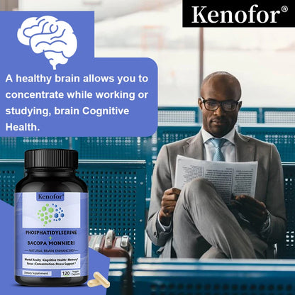 Phosphatidylserine,brain Health Supplement,supports Healthy Thinking and Cognitive Function,Enhances Memory,Enhances Creativity