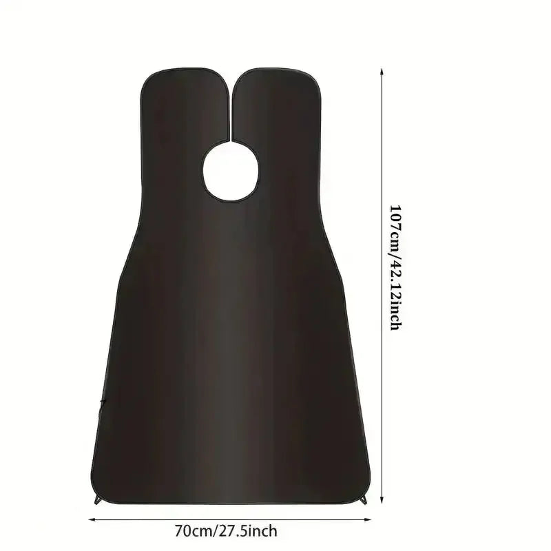 Men's Beard Shaving Apron - Cleaning Bib for Hairdressers and Shavers - Perfect Gift for Grooming and Hygiene