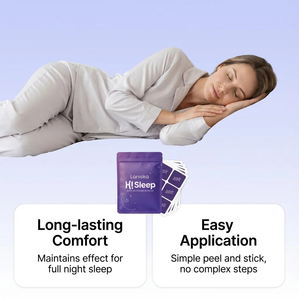 30 Pieces Sleep Aid Patch Improve Sleep Quality Relieve Insomnia Strips for Men and Women Long-Lasting Comfort Better Sleep Care