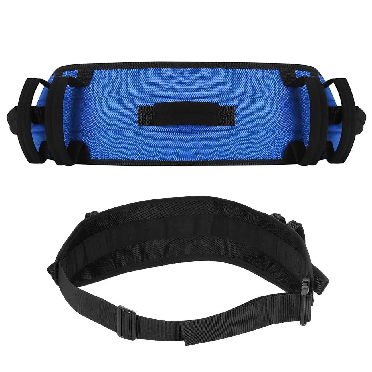Rhino Valley Gait Belt Transfer Belt for Senior with 7 Handles Anti-Slip Transfer Belt for Elderly Lift Belt with Quick Release
