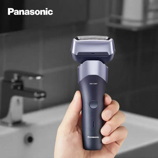 Panasonic Electric Razor for Men, Wet/Dry Electric Shaver with 3-Blade Cutting System, Ergonomic Handle and USB-C Charging
