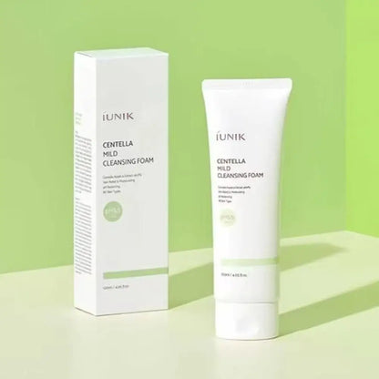 Vegan Centella Asiatica Calming Cleanser IUNIK Mild Cleansing Foam Propolis Vitamin Moisturizing Cleanser Korean Skin Care