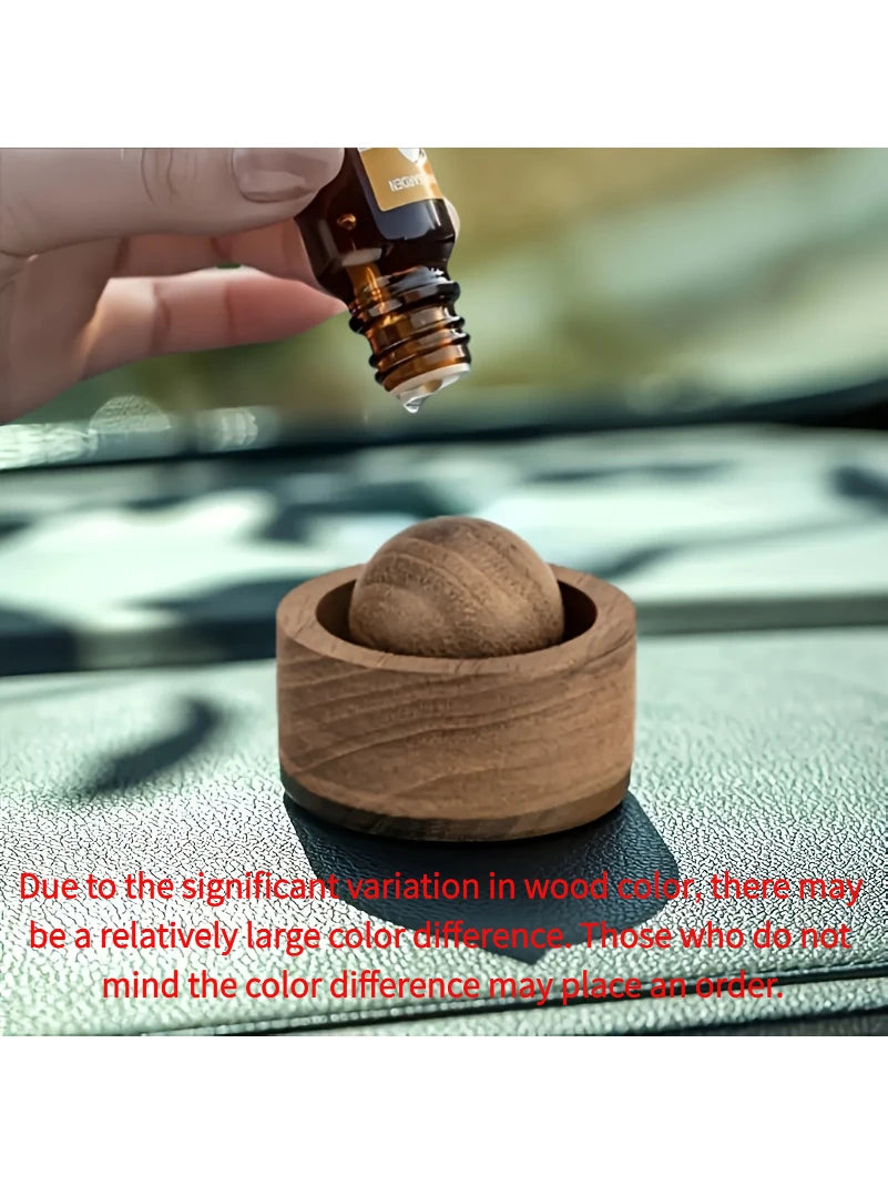 Wooden Aromatherapy Diffuser，Rotary Design，Suitable for cars and bedrooms，An excellent gift choice——Home Fragrance