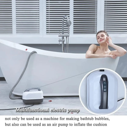 Electric Bubble Massage Mat - Waterproof & Anti-Slip Full Body Spa Mat for Bathtub with Wireless Remote Control (Home Relaxation