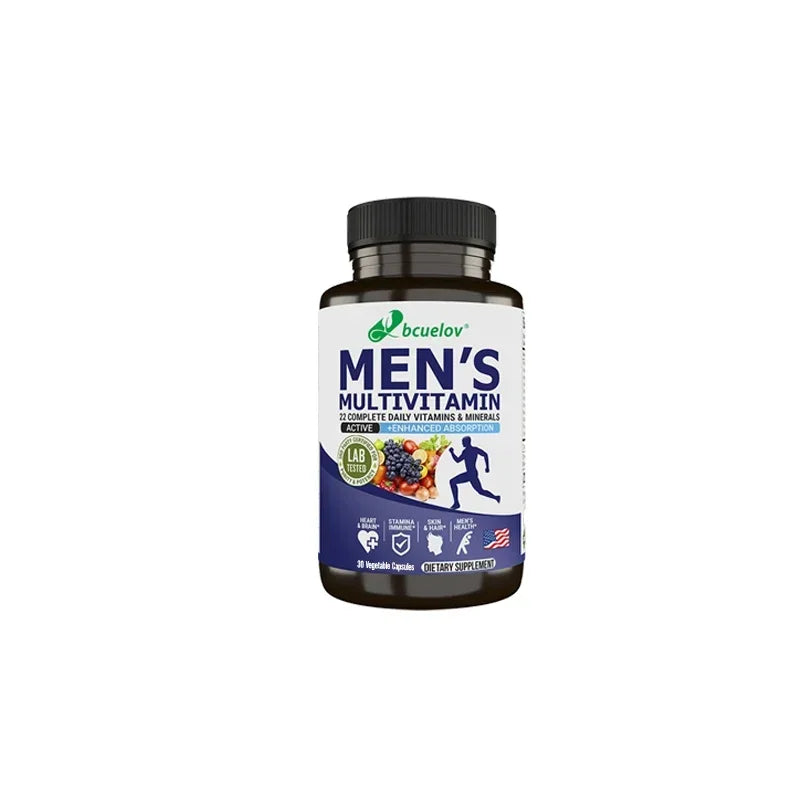 Men's Multivitamin Multimineral Supplement Vitamin ABCDEK Magnesium Calcium Zinc To Replenish Energy and Promote Overall Health