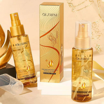 Deep nourishing hair care essential oil spray can increase luster and improve hair repair and damage fragrance