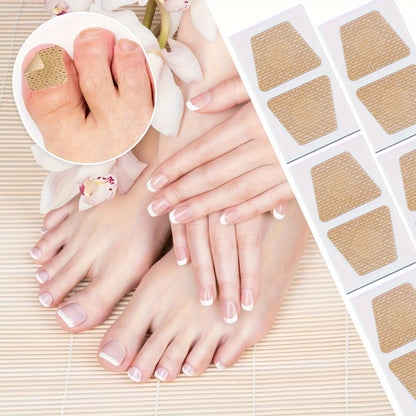 Nail Repair Patches-For Weak,Yellow,Broken,Invisible Under Shoes,Daily Use-Home Pedicure Care,Skin-Friendly,Foot Health Focused