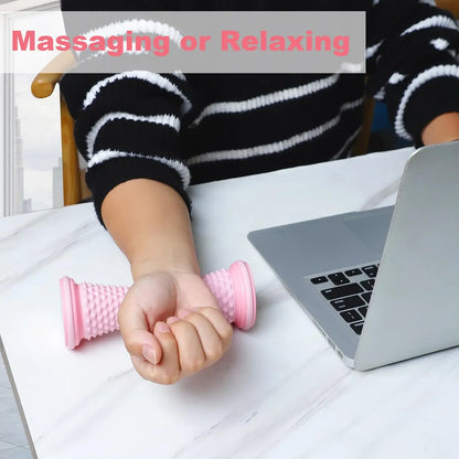Foot Massager Massage Yoga Roller Fitness Rodillo Masaje Muscular Plantar Fascia Gym Roller Muscle Relaxation Manual 족저근막