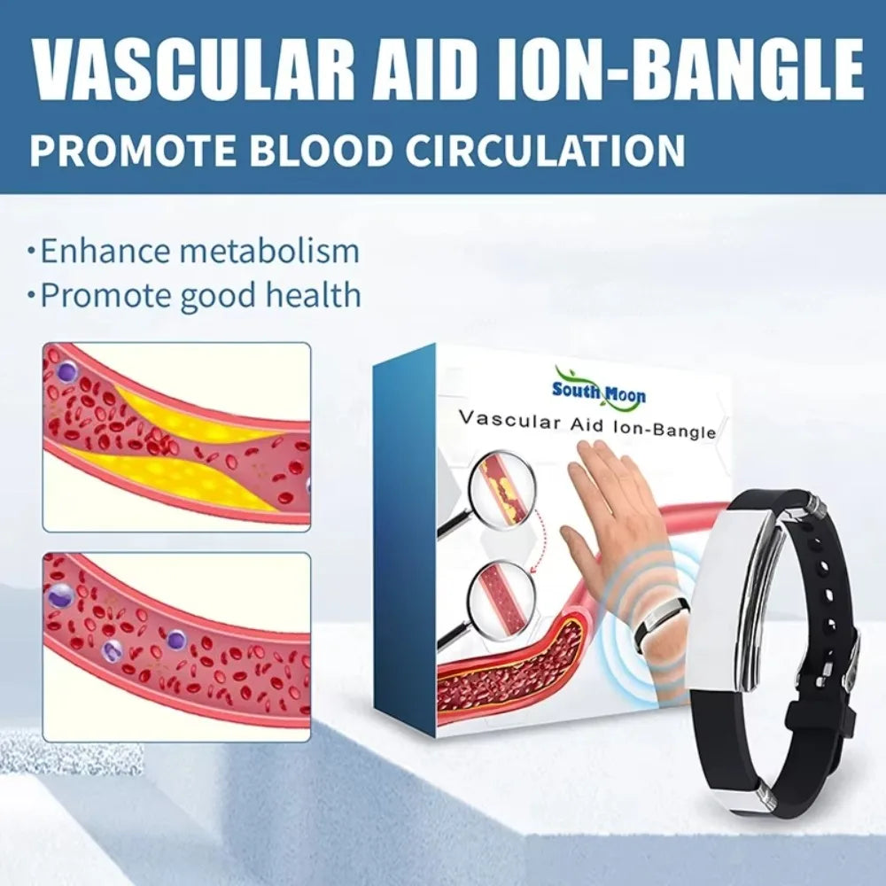 Diabetes Treatment Blood Glucose Regulator Ring Control Hypertension Promote Blood Circulation Ions Bracelet