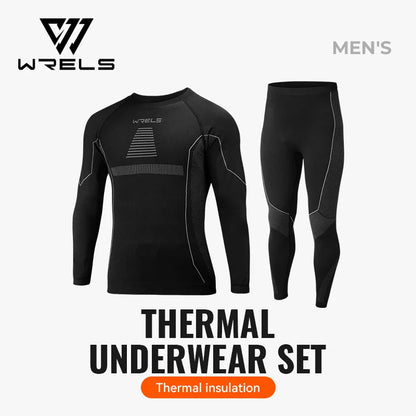 WRELS Men Women Ski Thermal Underwear Sets Sports Quick Dry Warm Soft Tracksuit Fitness Workout Exercise Hiking Travel Underwear