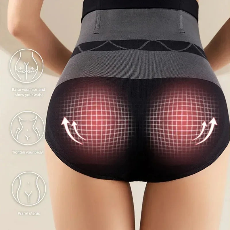 Women's High Waist Belly Slimming Panties Body Shapers Waist Trainer Butt-lifting Non-trace Warm Underwear Hot Underpants