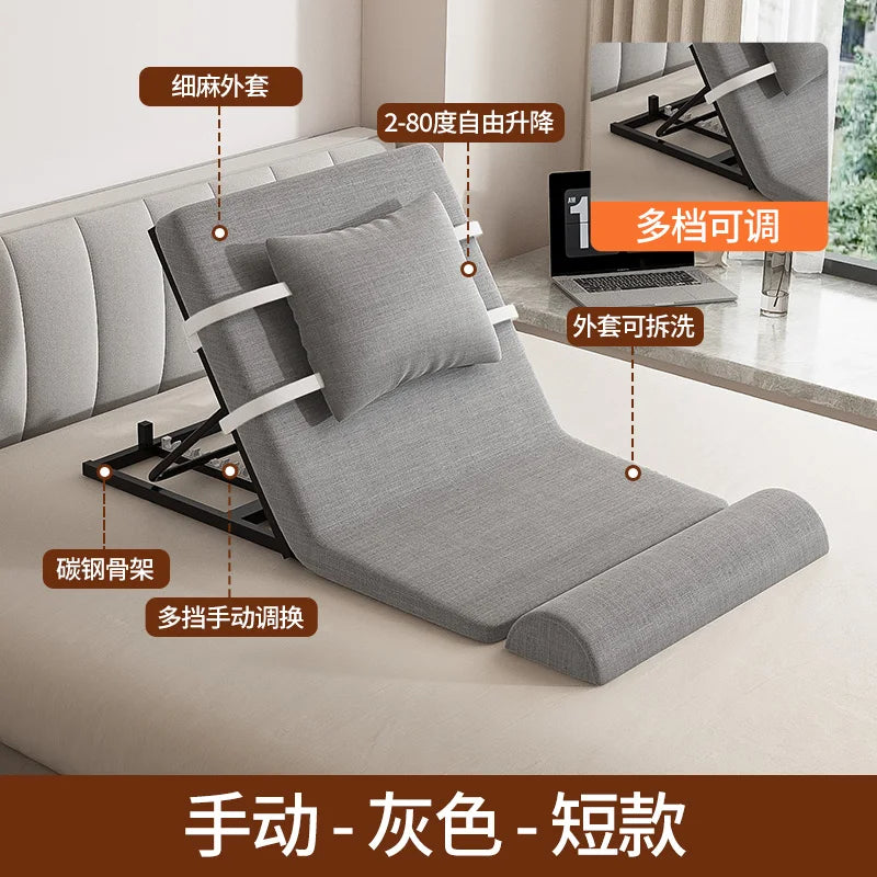 Elderly Electric Adjustable Bed - Home Hospital Use, 5-Position Lift Recliner, Remote Control, Back Massage, USB Charging