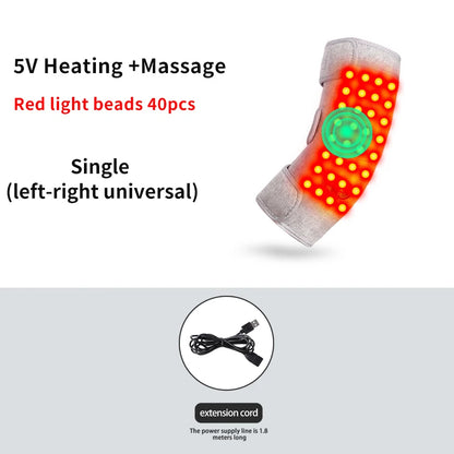 Red Light Therapy Heated Elbow Sleeve | Relieves Joint & Arm Pain, Arthritis | Heating & Massage Function Relieve Arm Numbnes
