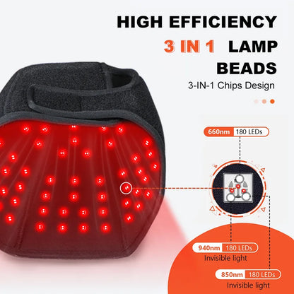 660nm&850nm LED Red Near Infrared Light Therapy Hair Growth Cap for Hair Loss Treatment  Hair Regrowth Anti Hair Loss Relax Head