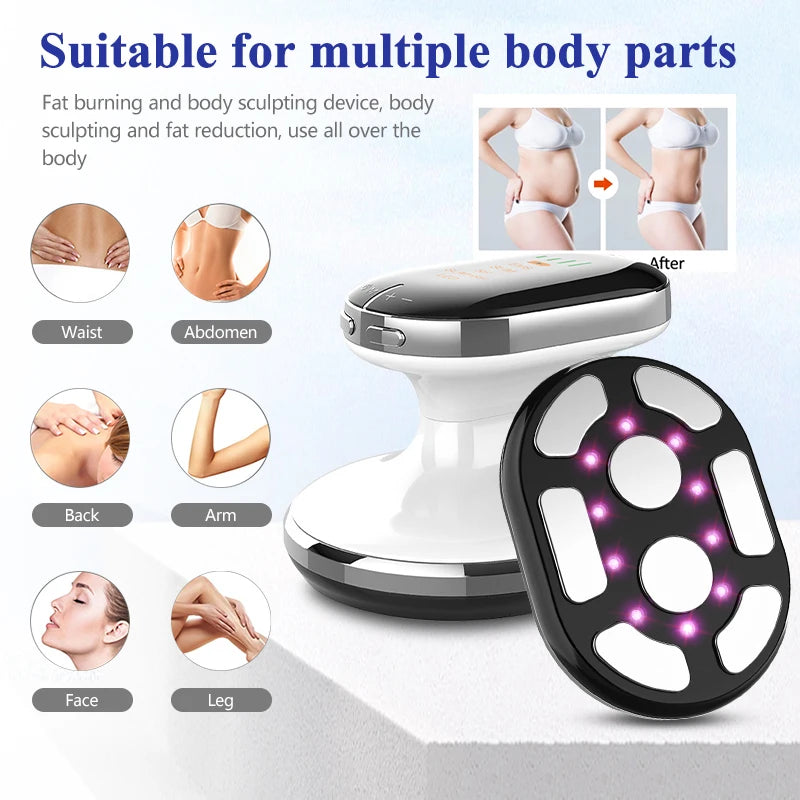 Slimming Massager Whole Body EMS Fat Burner Infrared Shaper Cavitation Therapy Weight Loss Beauty Instrument Tool