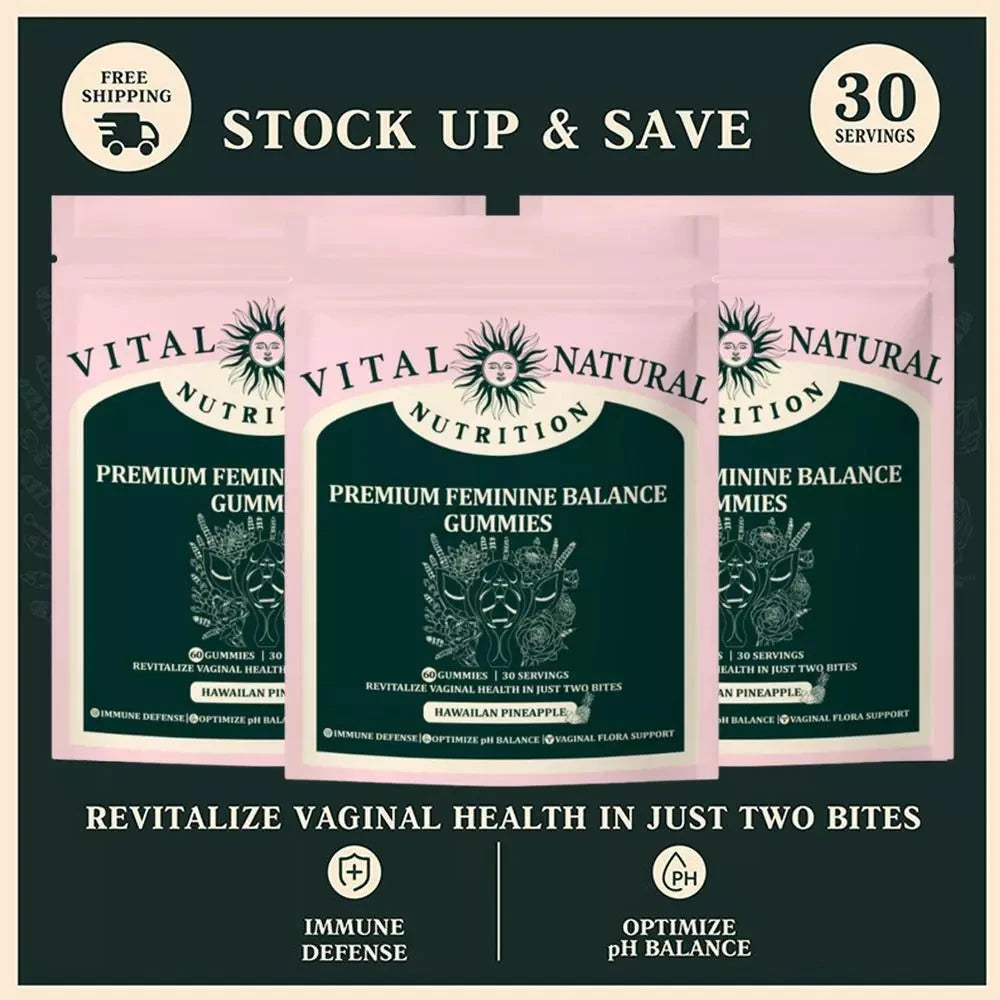 60 pieces of Vital Source Feminine Balance Gummies
