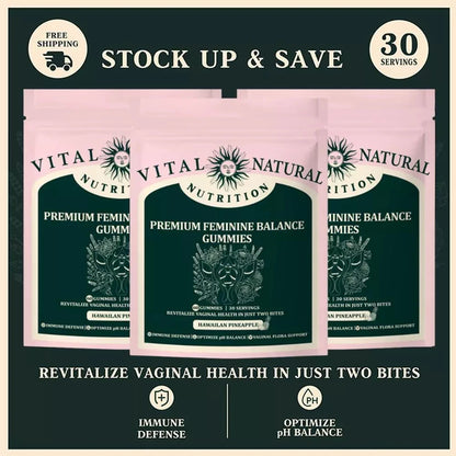 60 pieces of Vital Source Feminine Balance Gummies
